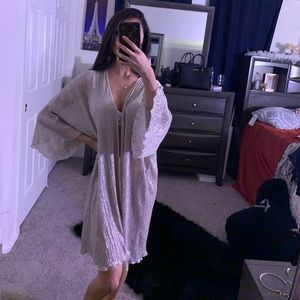 Victoria secret gold robe